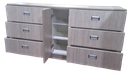 [ ] Cómoda Porta TV con cajas (arena con arena)
