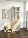 Alacena 60 cm (blanco con arena)