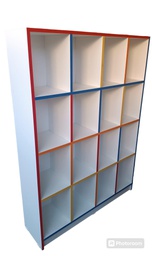 Organizador educativo de 16 cuadros.