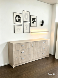 Cómoda Porta TV con cajas