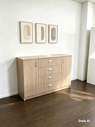 Cómoda de 1.48 cm - 4 cajas